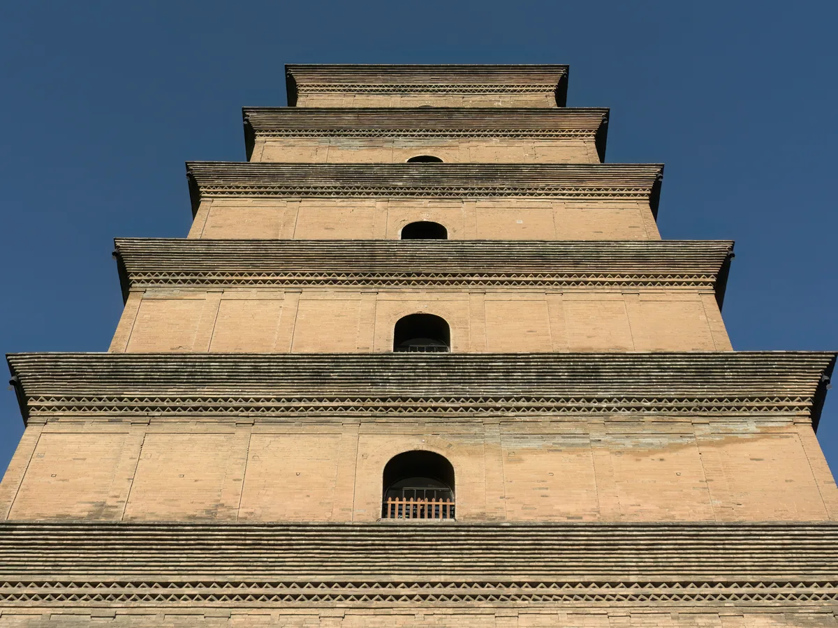 The Big Wild Goose Pagoda in Xi'an, China